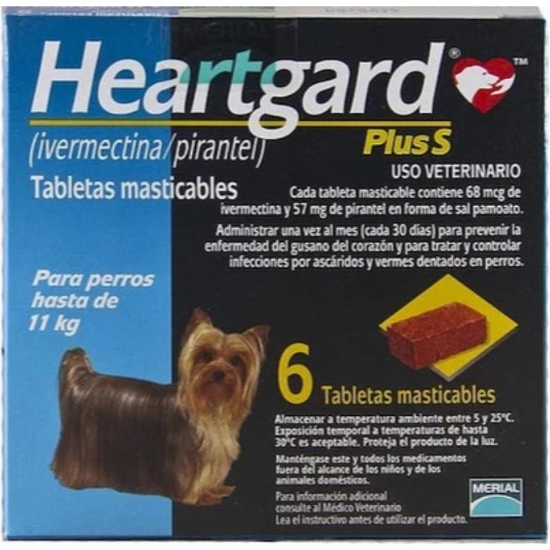 Heartgard Plus Tabletas Masticables Raza Pequeña Hasta 11 kg Laika