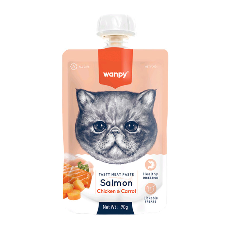 Wanpy - Tasty Cat Salmon, Chicken & Carrot