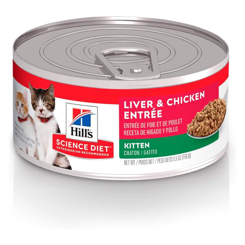 Hill's Science Diet - Alimento Húmedo para Gatito Receta Hígado y Pollo