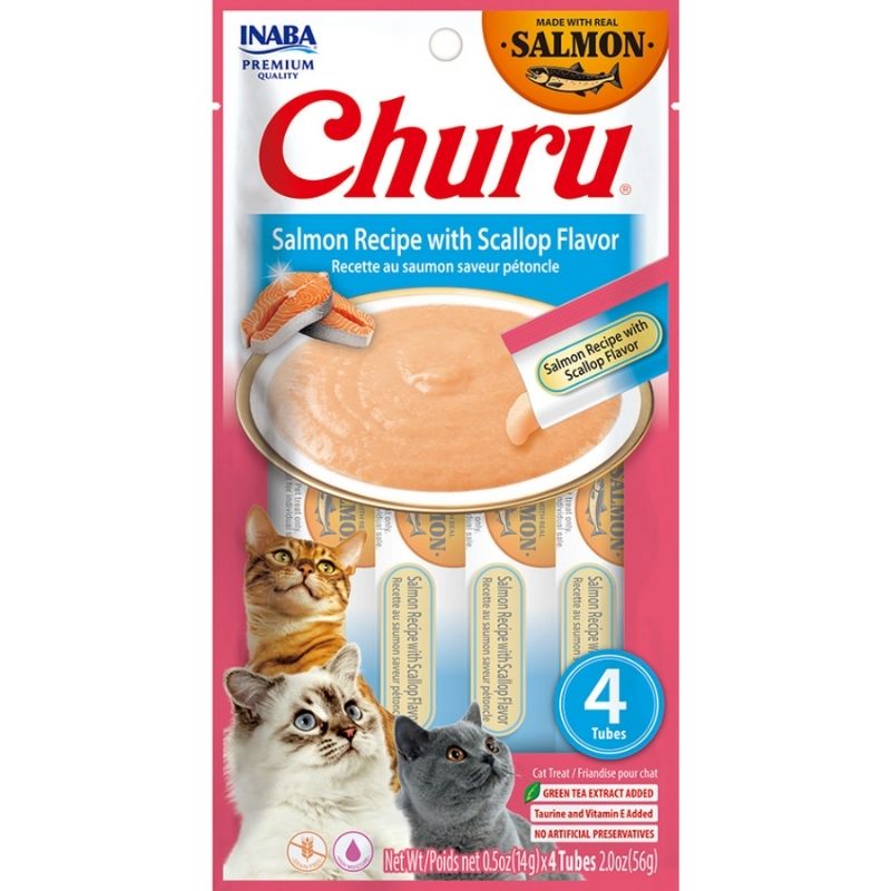 CHURU PREMIOS GATO REAL SALMON CON VIEIRAS