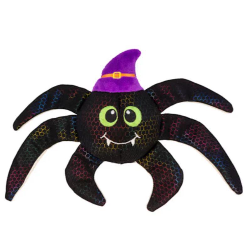 Kong - Halloween Shakers Shimmy Spider Juguete con Sonido para Perros