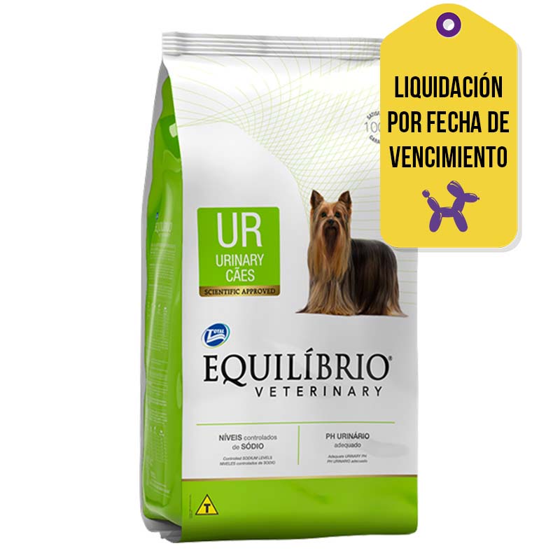 Equilibrio Veterinary - Alimento Perros Problemas Urinarios F.V. 04-10-2025