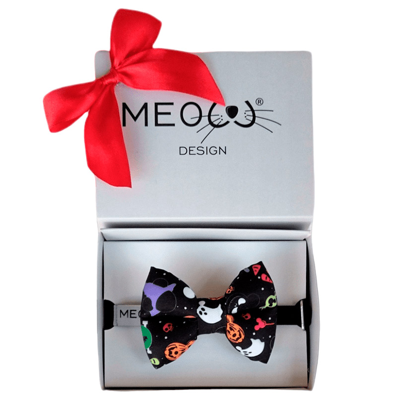 Meow Design® - Corbatín Para Gato Mickey Halloween