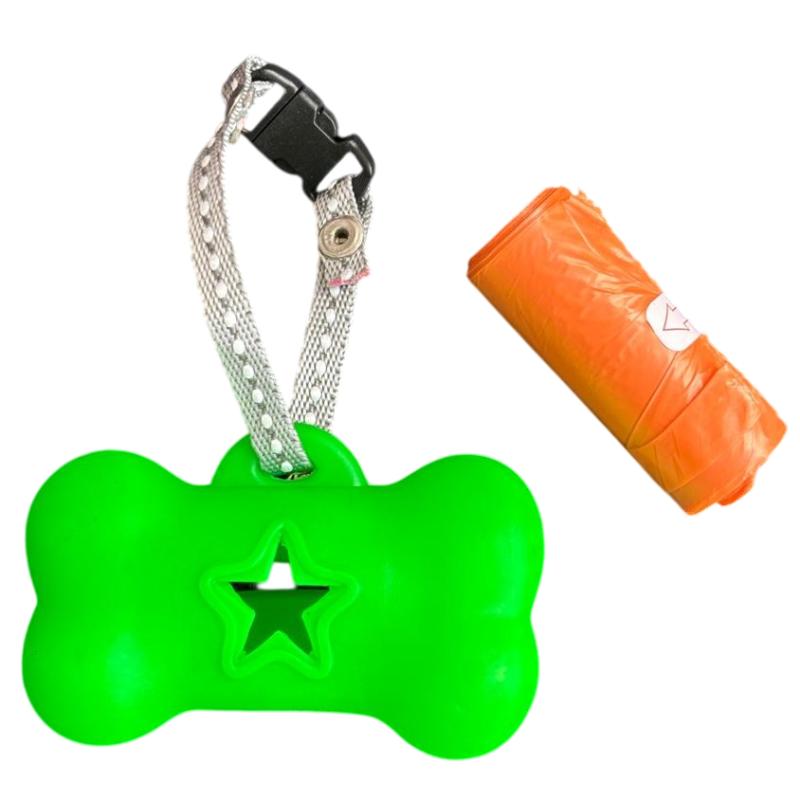 Paw Day - Dispensador Goma Verde ** Gratis 1 Rollo Bolsas