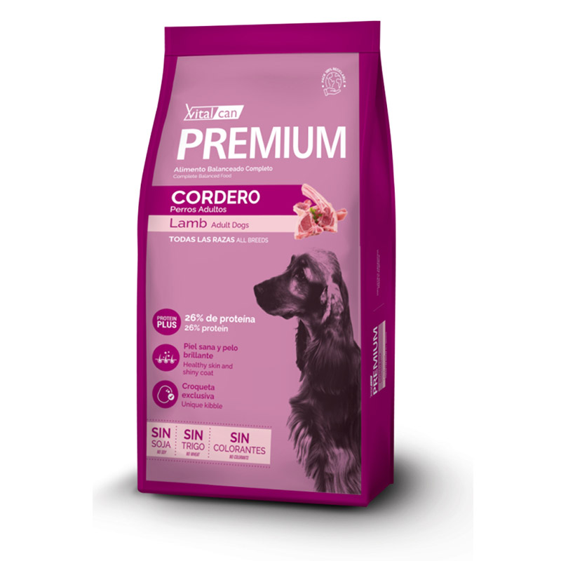 Vitalcan Premium - Perros Adultos Cordero