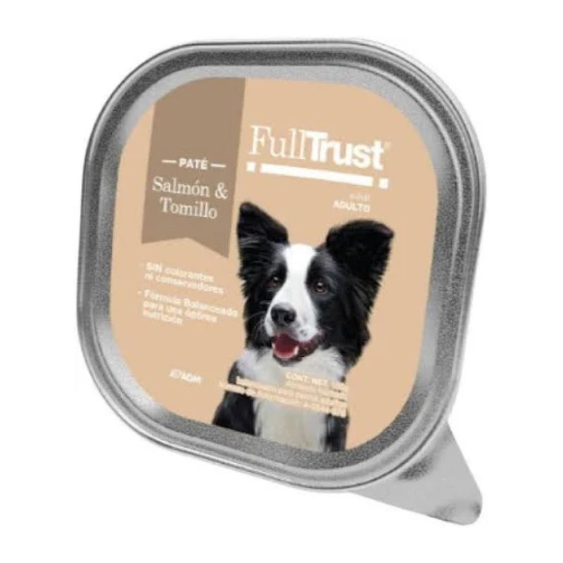 fulltrust-alimento-humedo-para-perro-adulto-salmon-y-tomillo-100gr