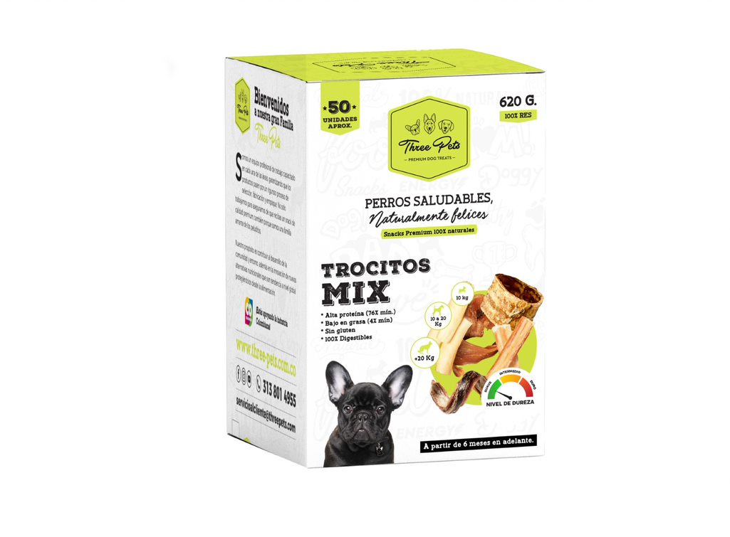 Bombonera Trocitos Mix Three Pets
