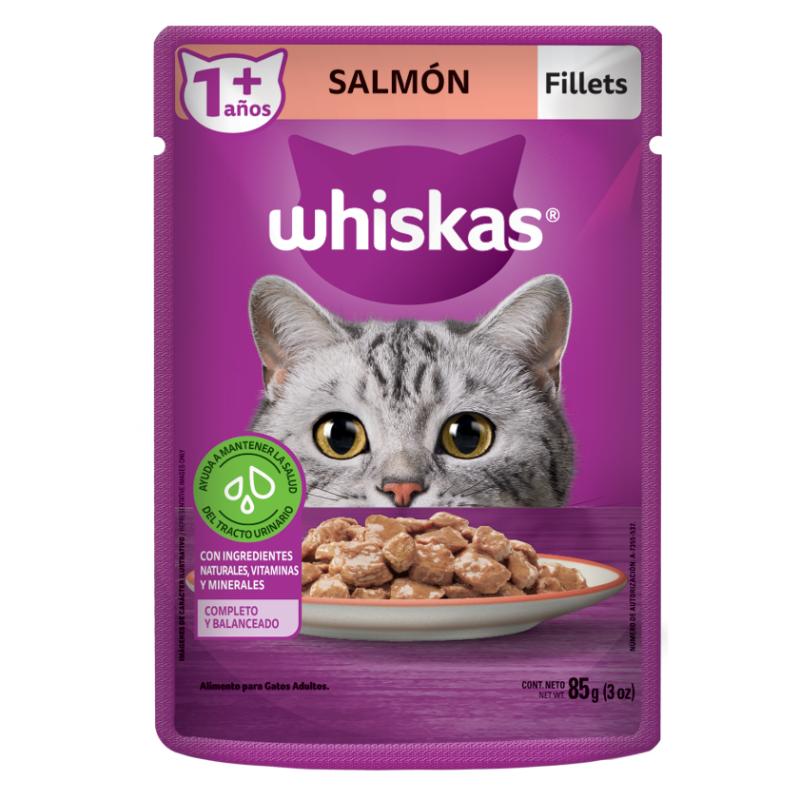 Whiskas - Alimento Húmedo Gatos Salmon
