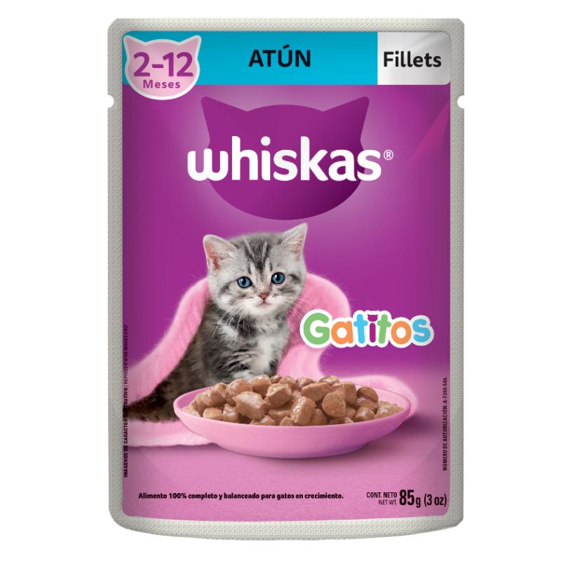 Whiskas - Alimento Húmedo Gatitos Atún