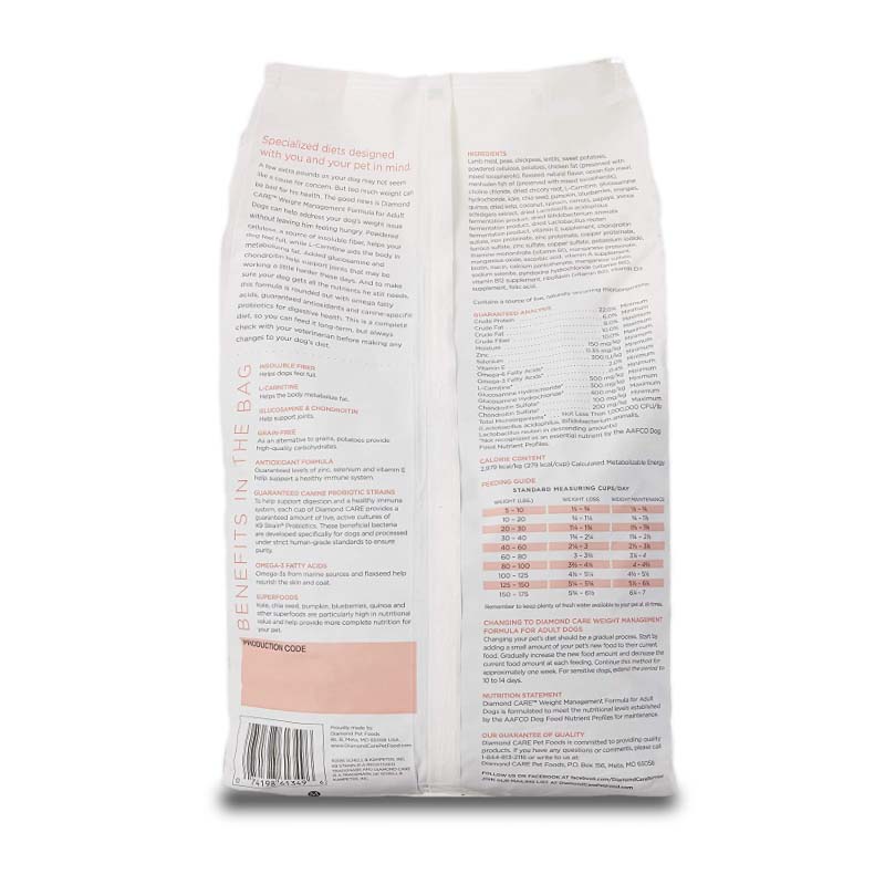 Diamond care cheap weight management