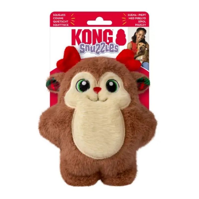 KONG Peluche Navideño Snuzzles Reno para Perro