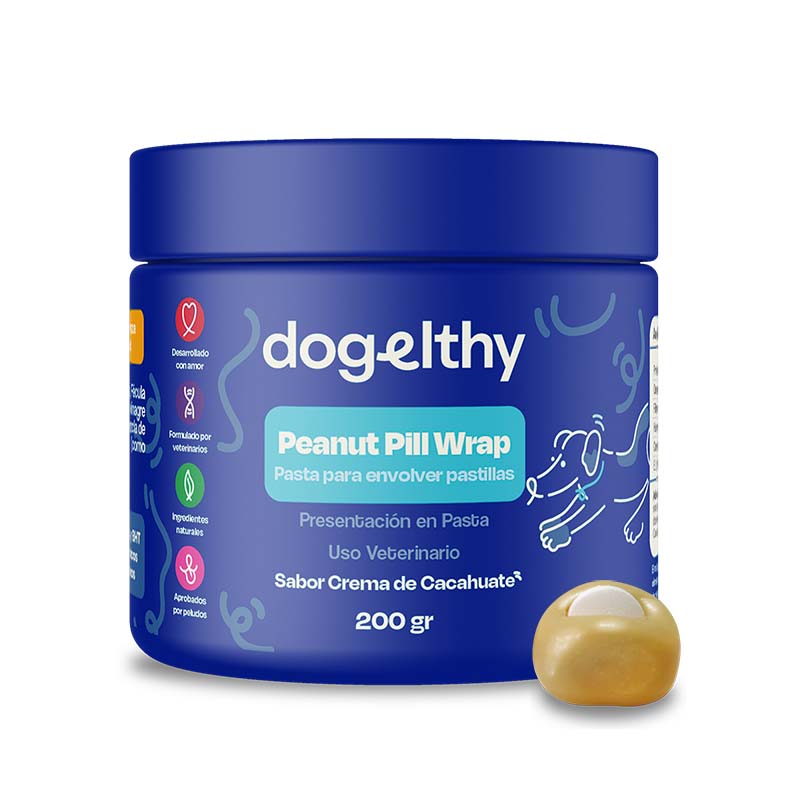 DOGELTHY - Recubrimiento de Pastillas Sabor Crema de Cacahuate - Pill Wrap