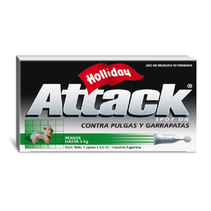 Attack - Para Perros Hasta De 5 Kg.