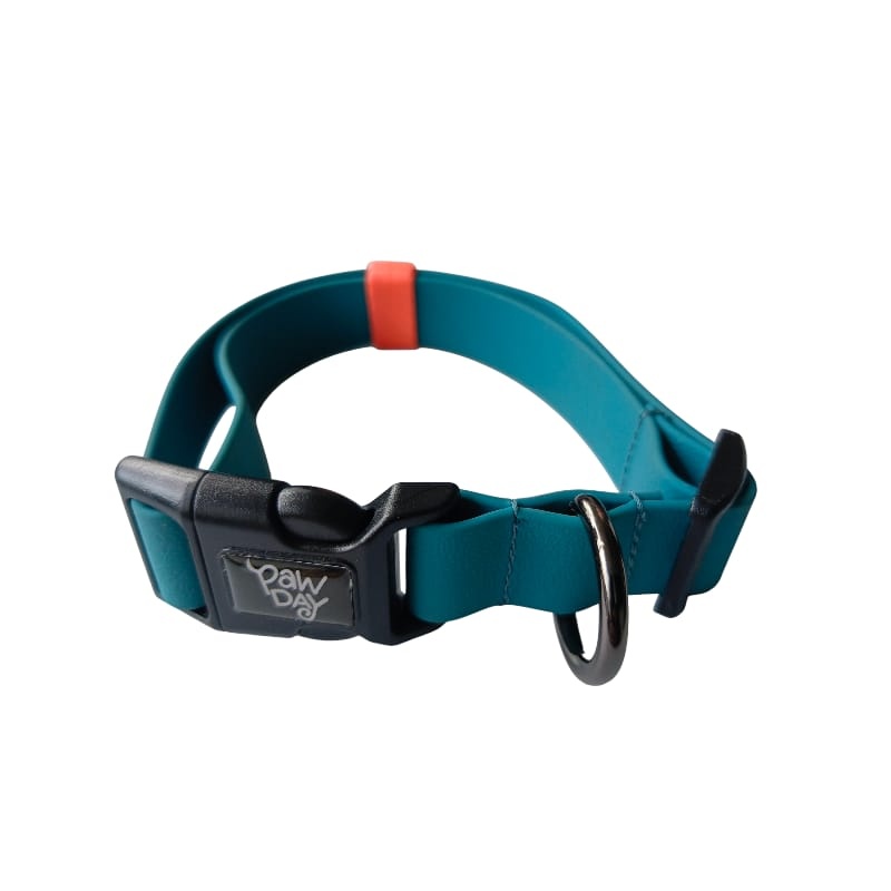 4 Moments - Collar Pvc Verde Hade - Naranja