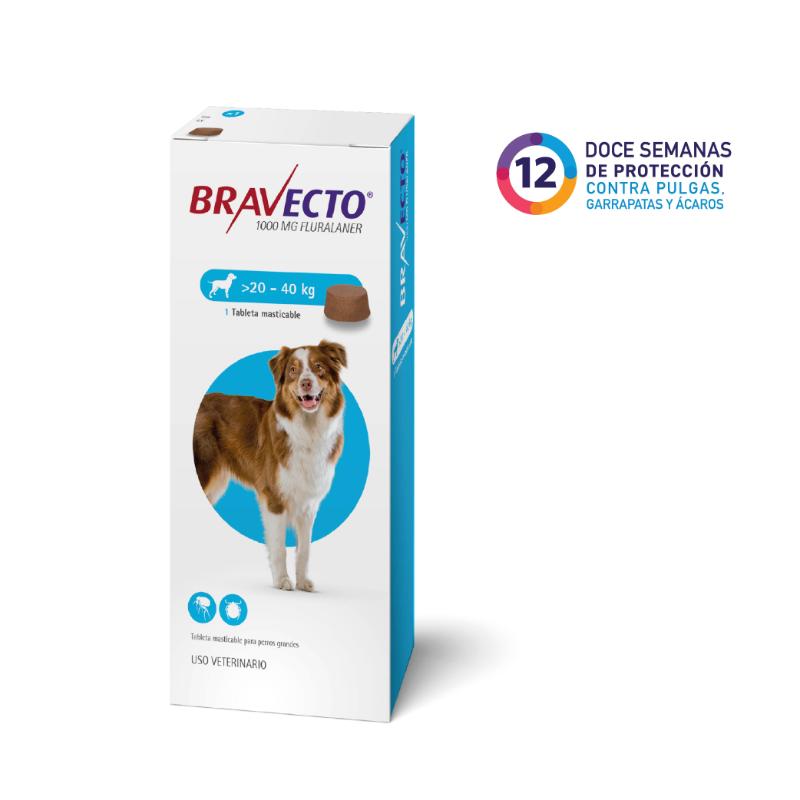 Bravecto - Perros De 20 Hasta 40 Kg