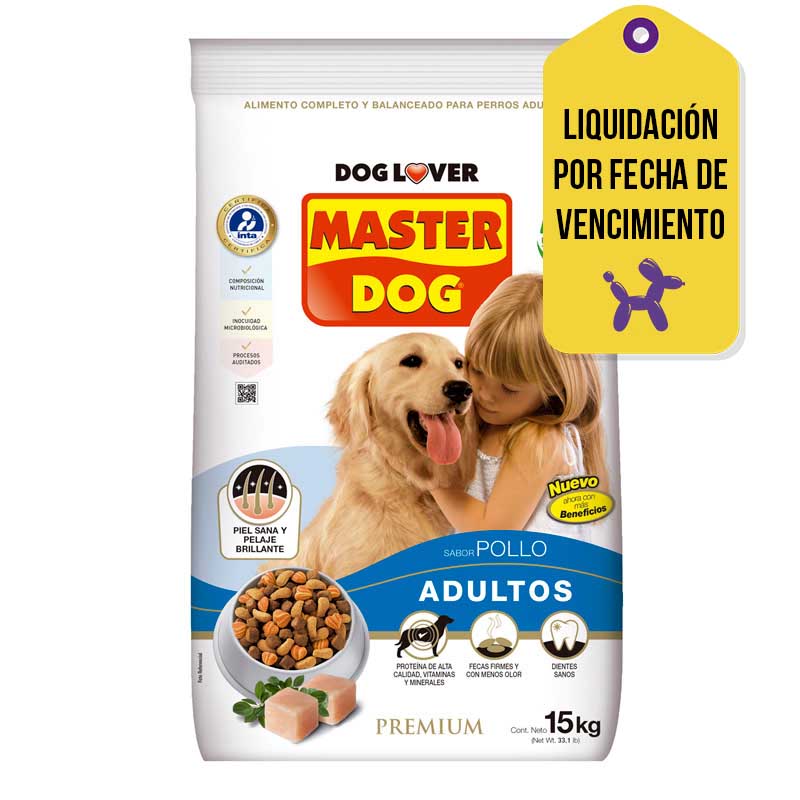 Master Dog - Alimento Perro Adulto Pollo F.V. 08-12-2025