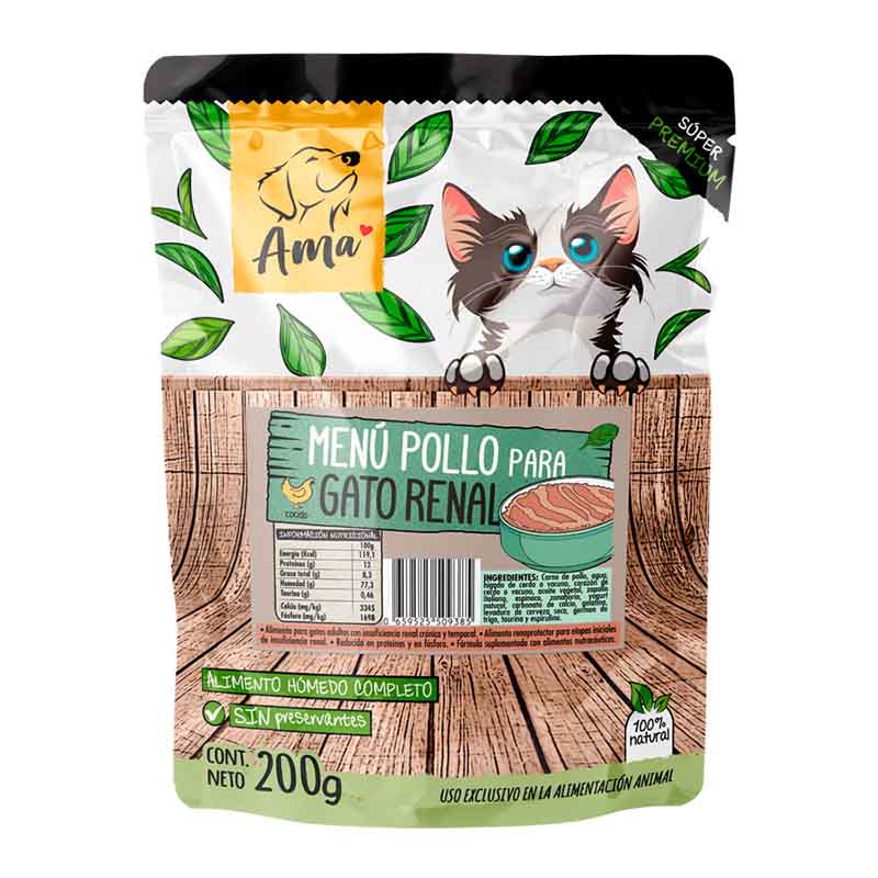 Ama - Menú Renal para Gatos Pouch