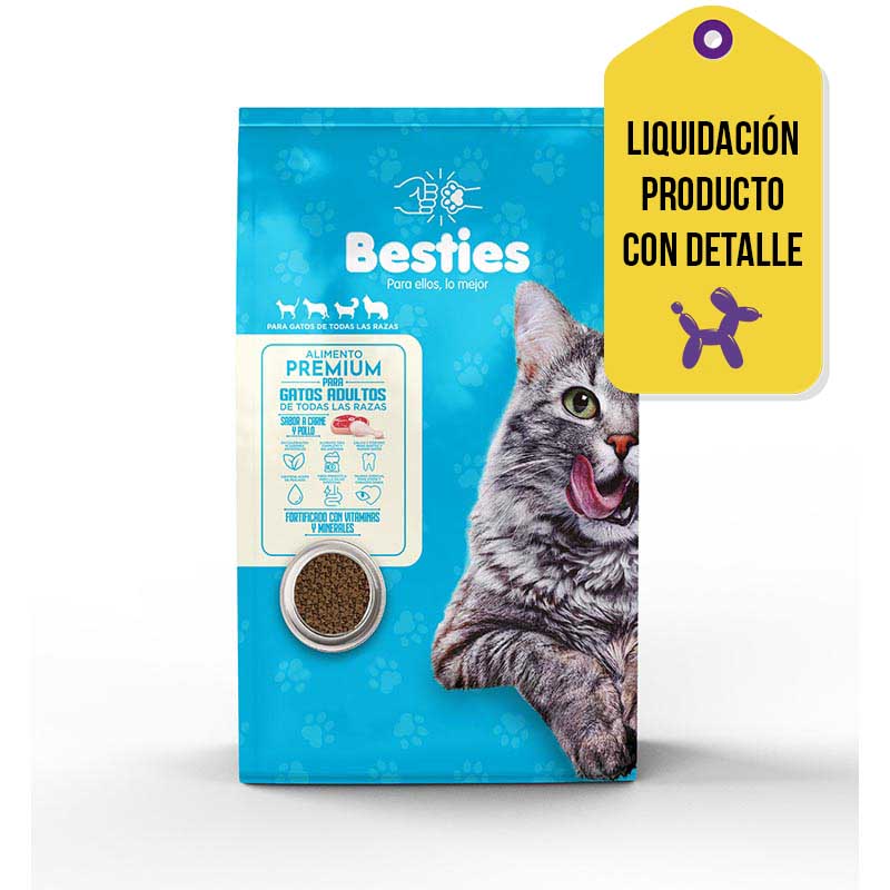 Besties - Alimento Gatos Adultos RASGADO SELLADO
