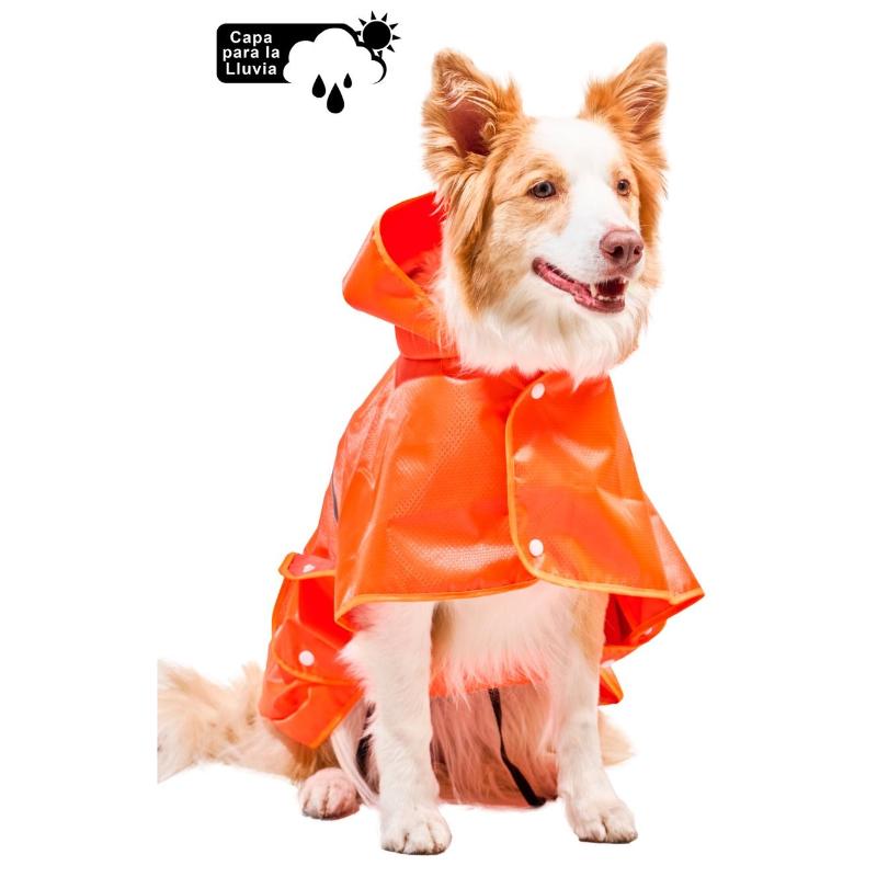 Braco - Capa para la Lluvia Impermeable Reflectiva Naranja