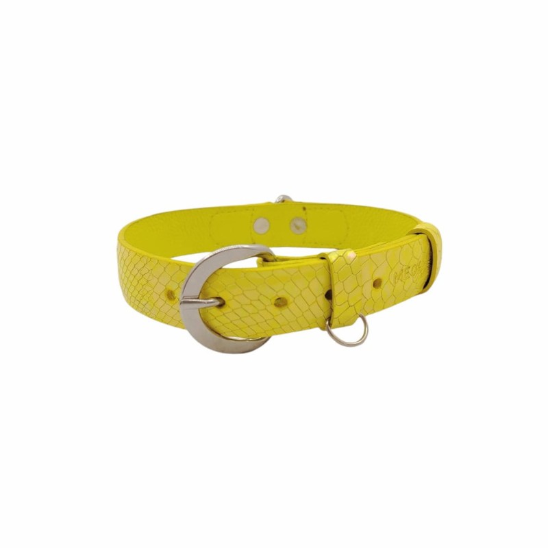 Meow Desing - Collar Texturizado Serpiente Amarillo