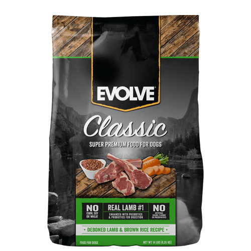Evolve - Deboned Lamb & Brown Rice Recipe Dog Adult
