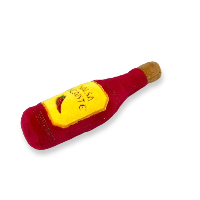 Indupet - Peluche para Perro Botella Picante Roja