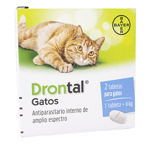 Drontal - Antiparasitario Interno De Amplio Espectro Gatos