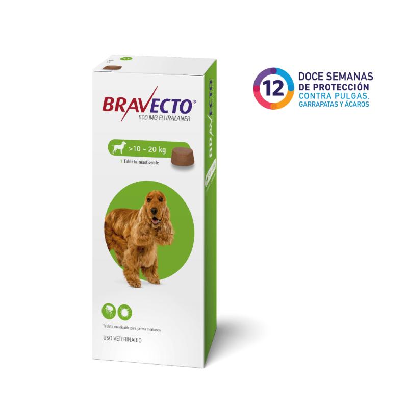 Bravecto - Perros De 10 Hasta 20 Kg