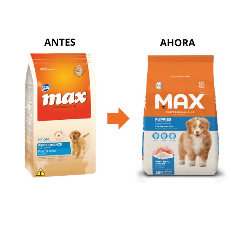 max-professional-line-cachorro-performance-pollo-y-arroz