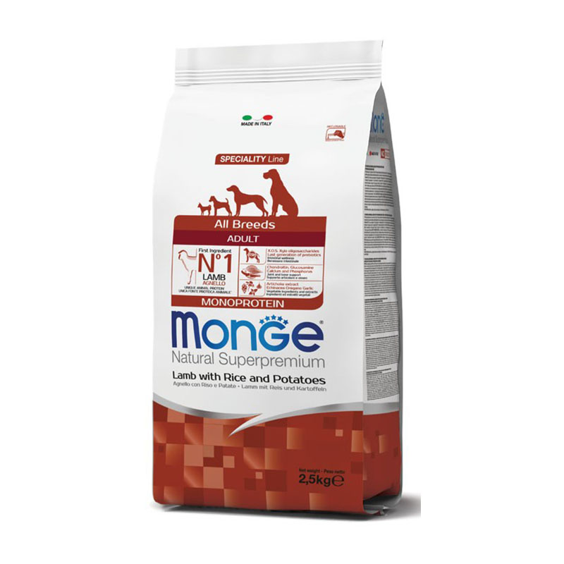 Monge - Alimento para Perro Todas las Razas Cordero