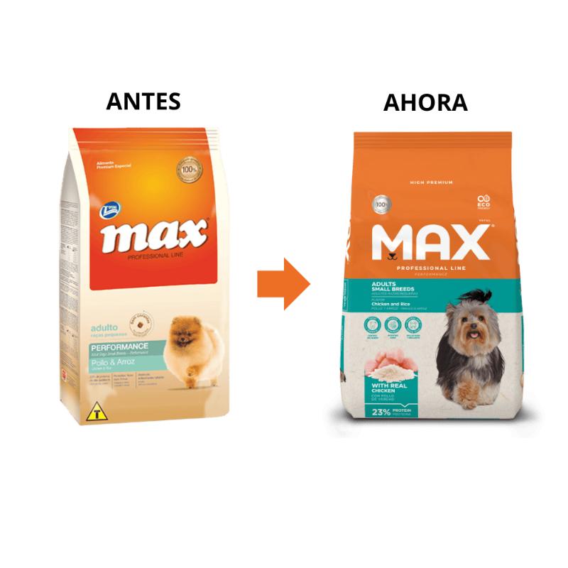 max-professional-line-performance-adultos-razas-pequenas-pollo-arroz