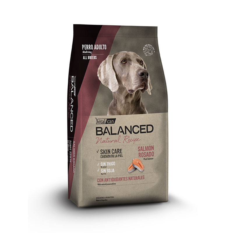 Vitalcan Balanced - Natural Recipe Alimento  para Perro Adulto Salmón Rosado