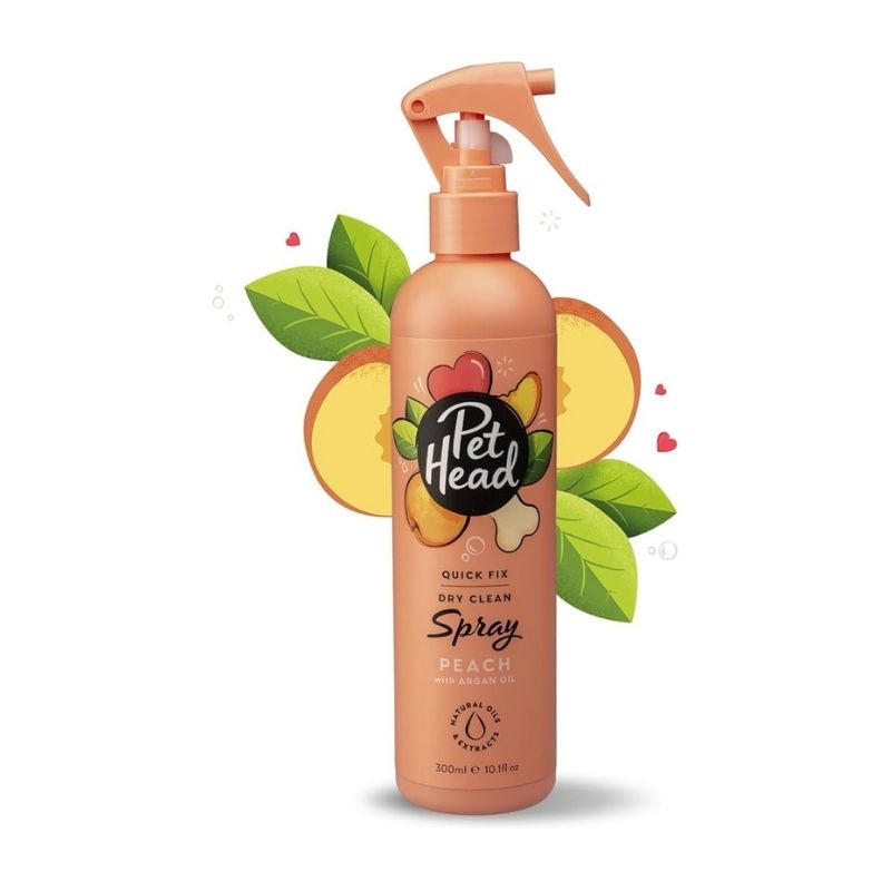 PET HEAD - Shampoo 2en1 para Perro Quick Fix Durazno con Aceite de Argan