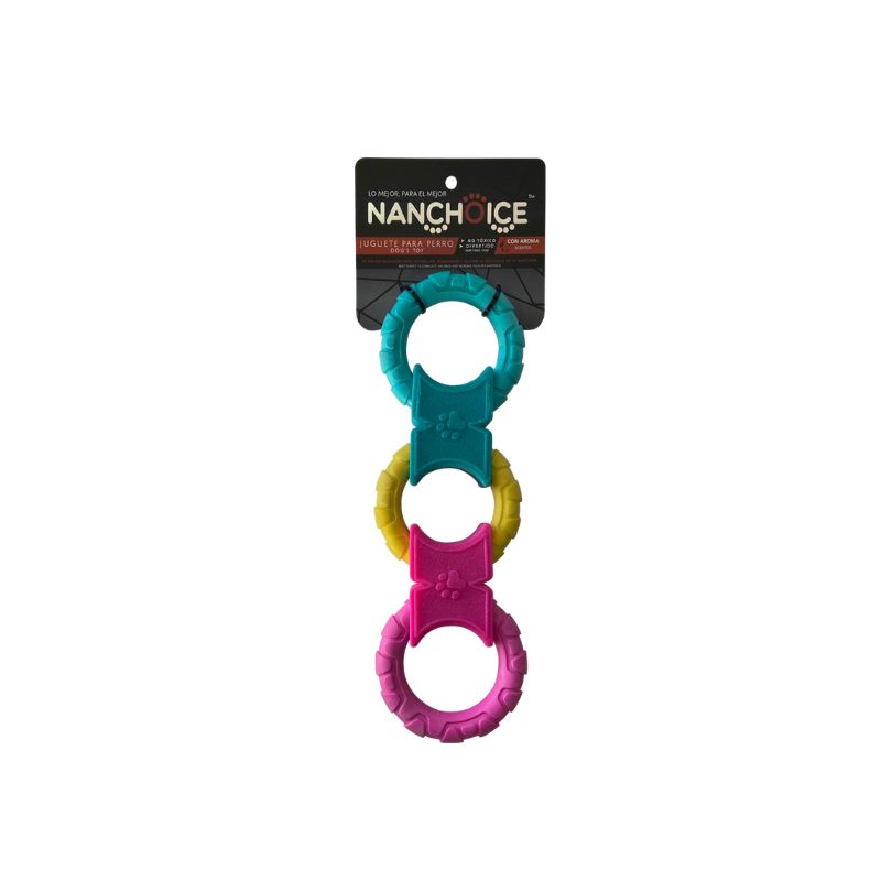 NANCHOICE Juguete Para Perro Rubber Con Cuerda