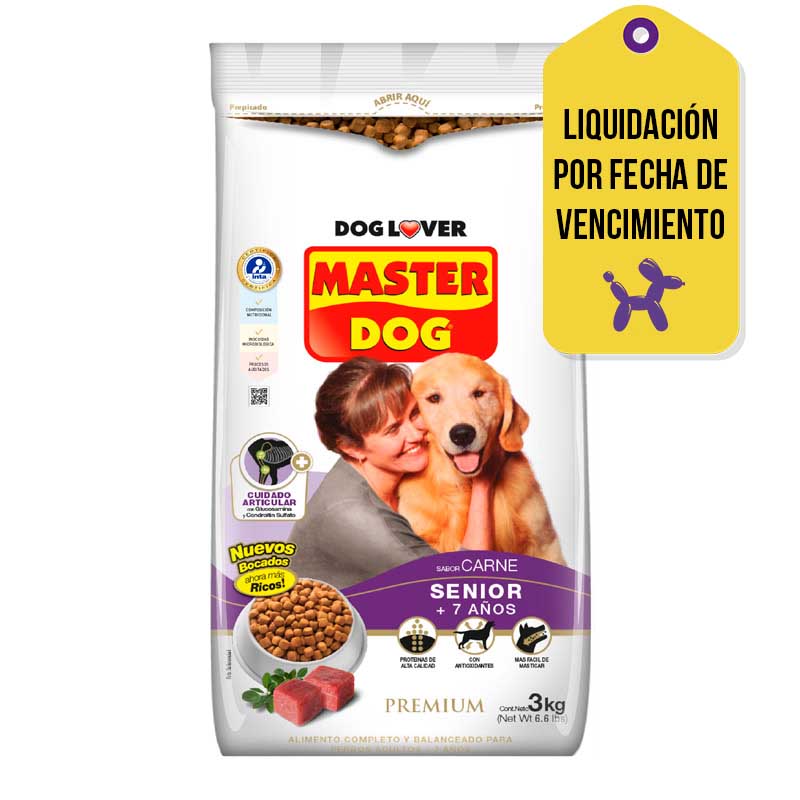 Master Dog - Alimento Perro Senior 7+ Carne F.V. 22-09-2025