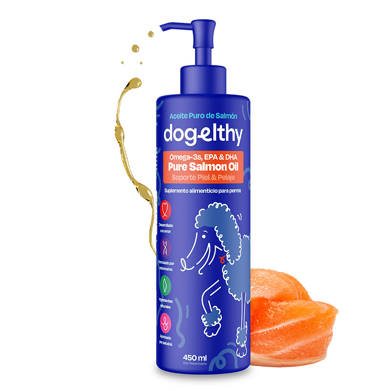 DOGELTHY -Aceite de Salmón para Perros - Pure Salmon Oil