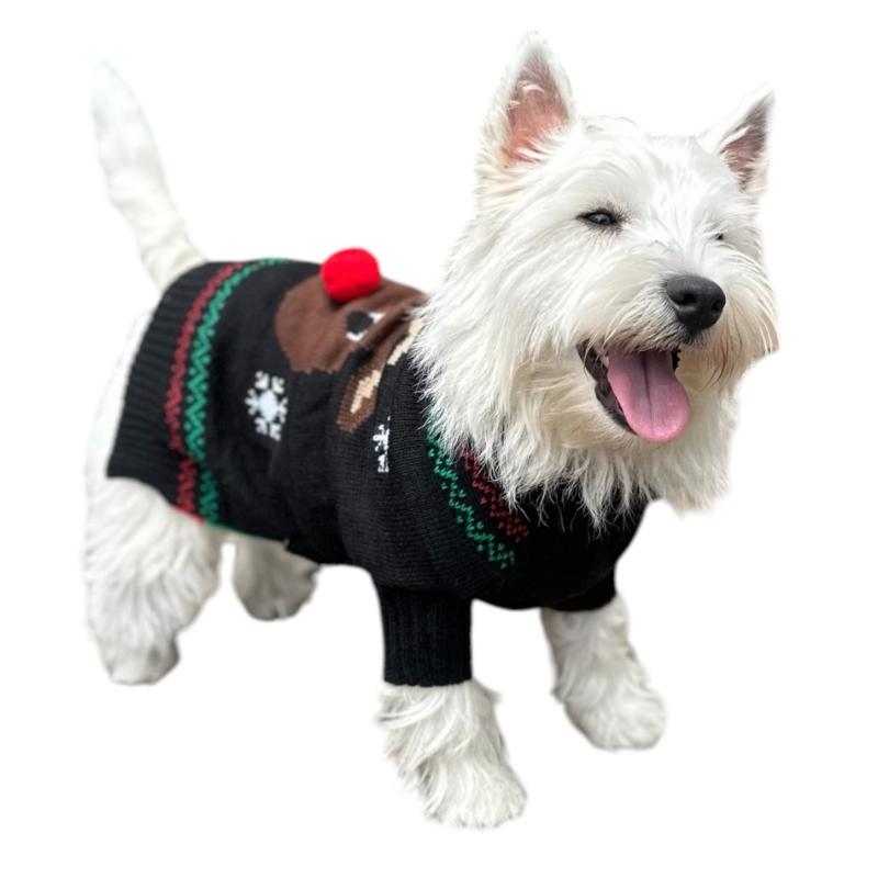 laika-sweater-renito-negro-pompon