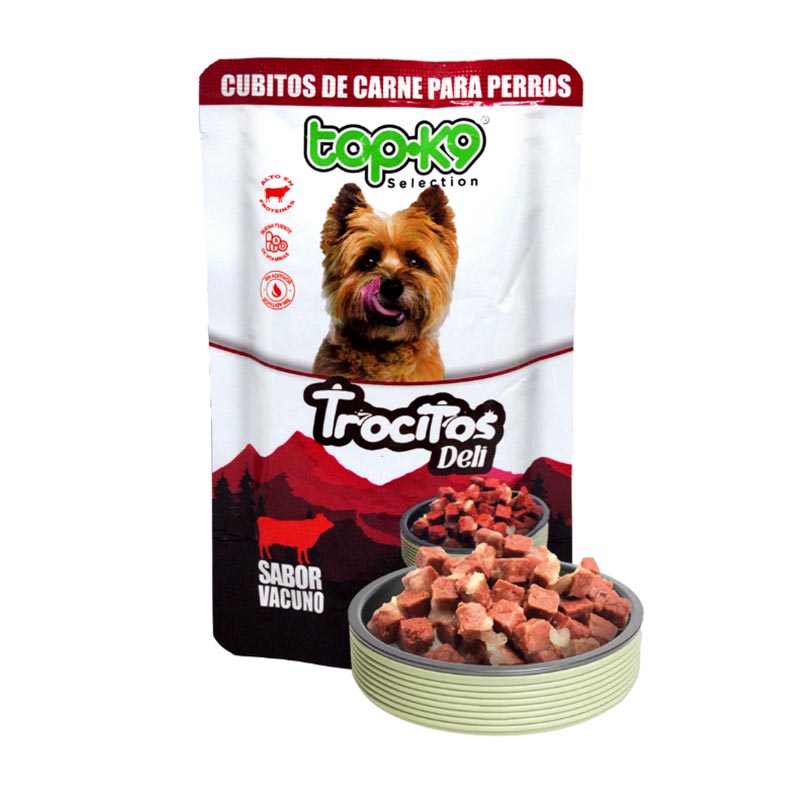 Topk9 - Snacks Trocitos Deli para Perro
