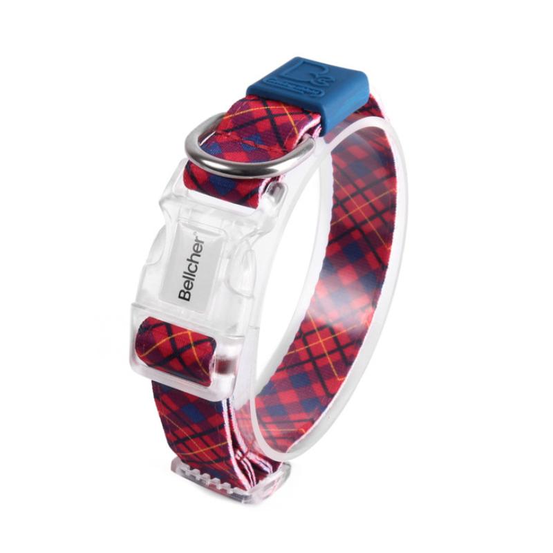 bellcher-collar-broche-tartan-rojo-25-cm