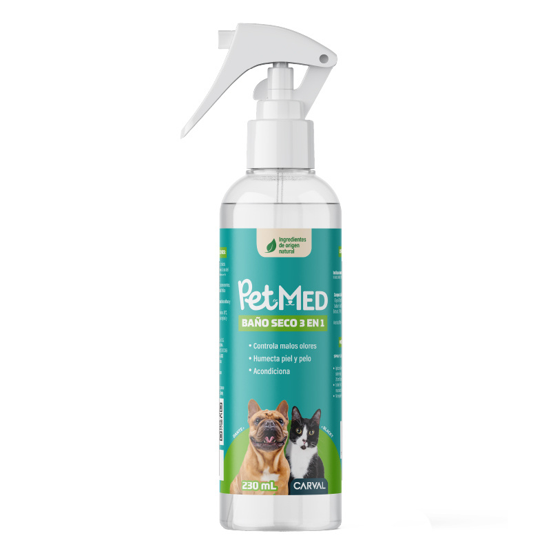 PETMED -Baño seco 3 en 1