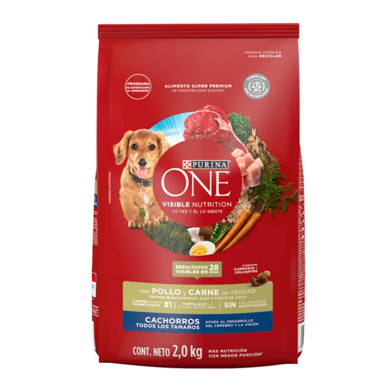 One -  Cachorros Todos los Tamaños Pollo y Carne