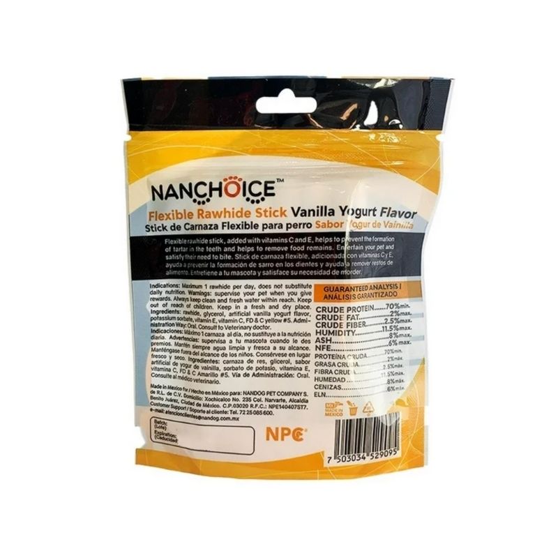 nanchoice-stick-carnaza-flexible-sabor-yogurth-de-vainilla