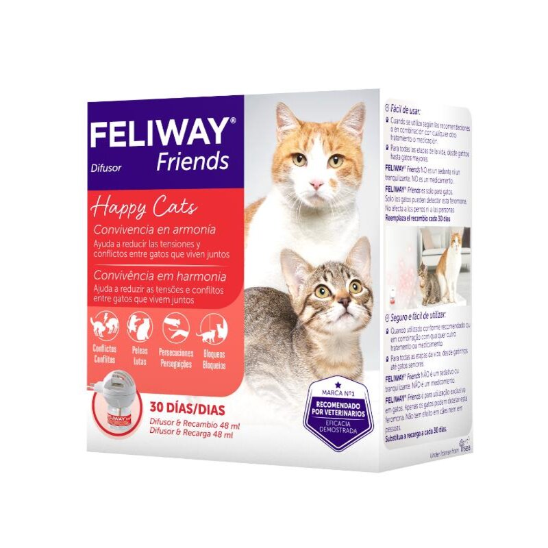 Feliway - Multicat Difusor + Recarga.