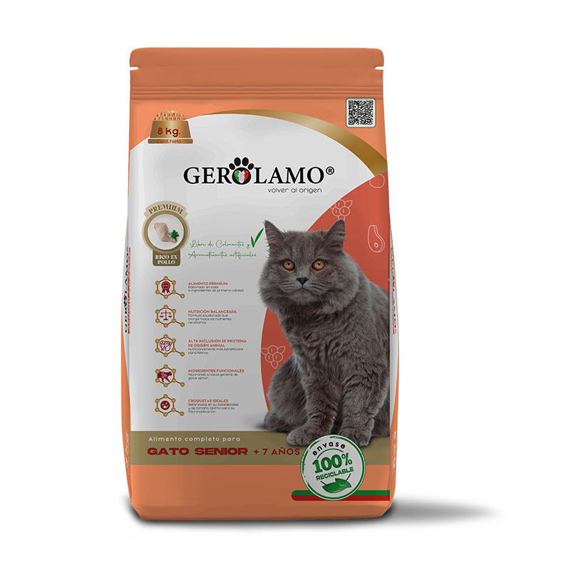 Gerolamo - Alimento Premium para Gato Senior