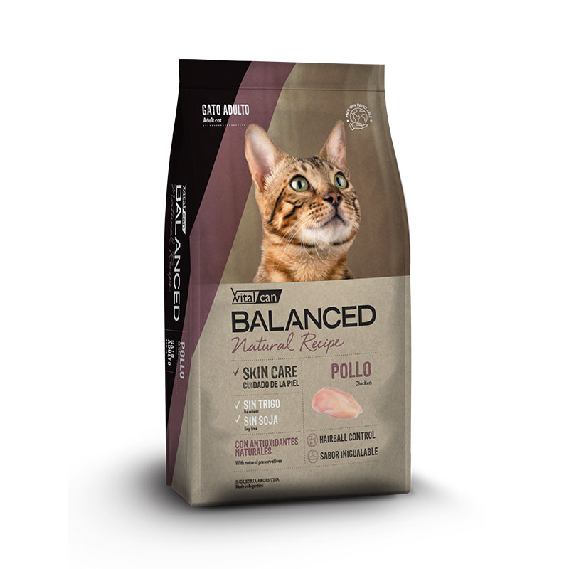 Vitalcan Balanced - Natural Recipe Alimento  para Gato Adulto Pollo