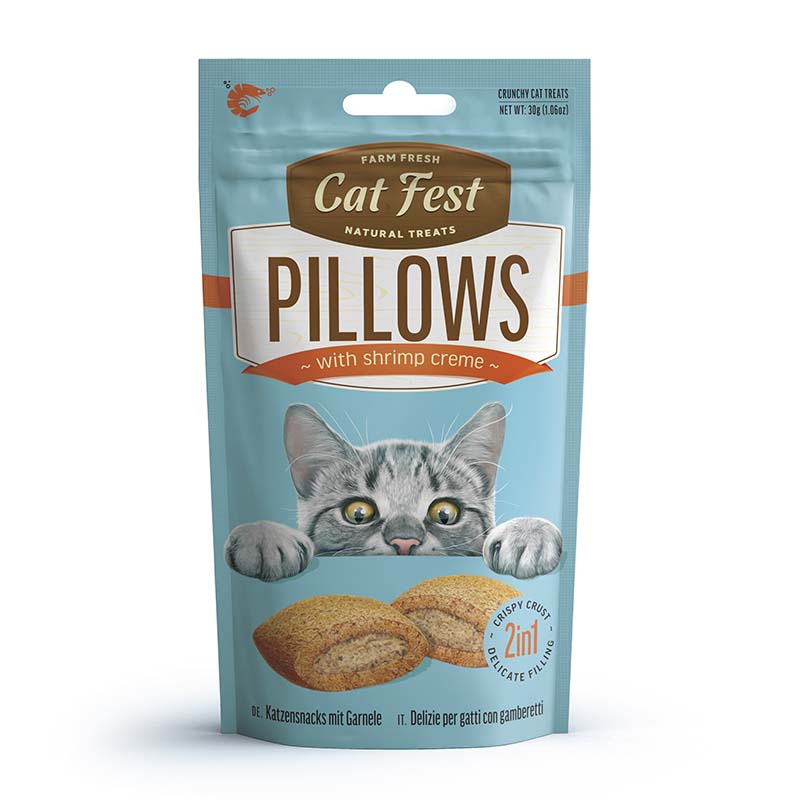 Cat Fest - Snack Relleno De Crema De Camarón Para Gatos