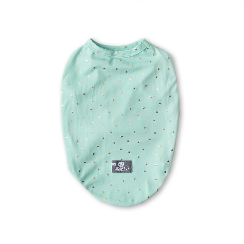 Wawaw - Esqueleto Menta Lunares Dorados