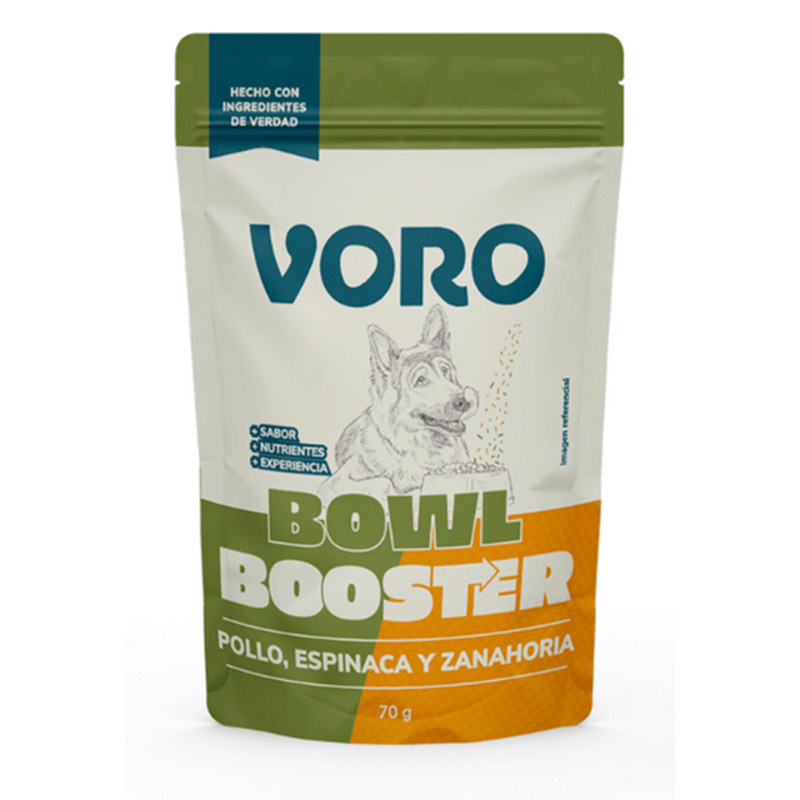 Voro - Bowl Booster Pollo Espinaca Y Zanahoria