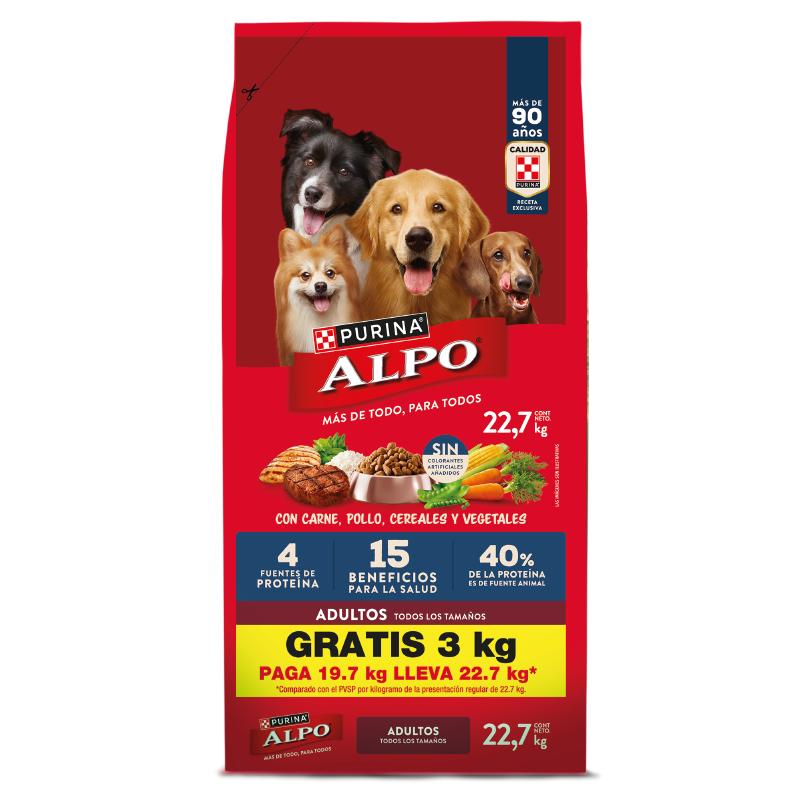 Alpo - Adultos Carne, Pollo, Cereales y Vegetales