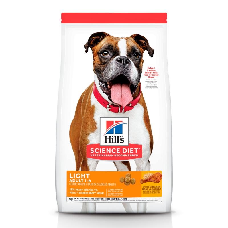 Hills - Science Diet Light Adult 1-6 Dog